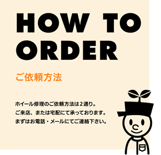 HOW TO ORDER ご依頼方法